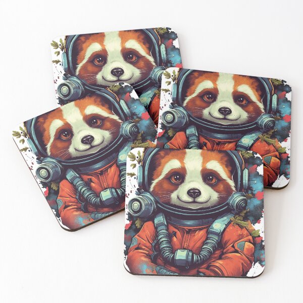 Item preview, Red Panda Astronaut designed and sold by Pockets4Life.