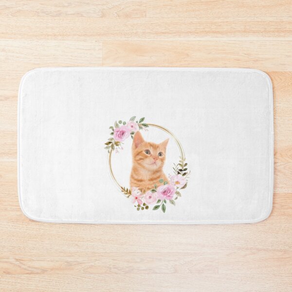 Item preview, Love for kittens - heartbeat and pet footprints designed and sold by MoshisooPrint.