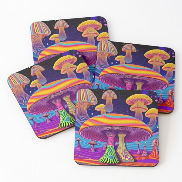 Artikelvorschau, Magic Mushrooms Trippy Dreamscapes 3 entworfen und verkauft von Benito Del Ray.