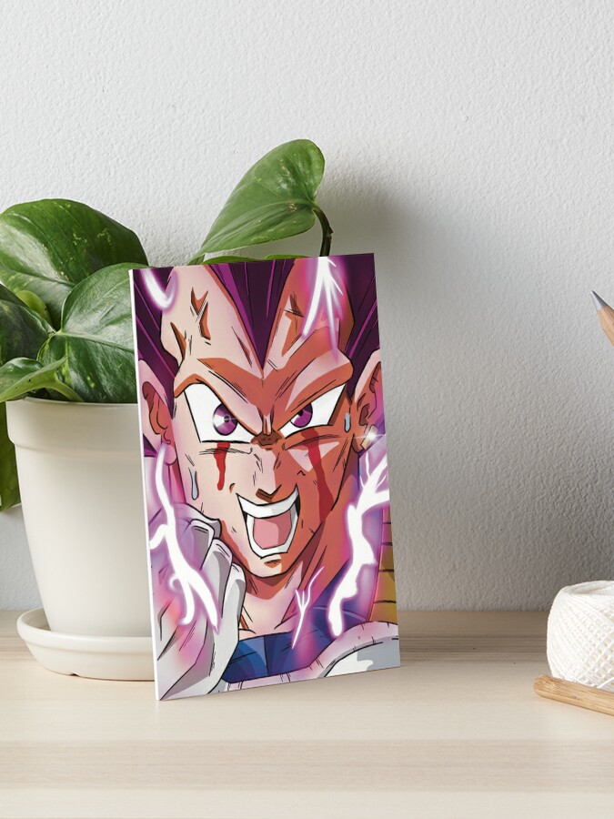 Vegeta Ultra Ego Original Art Poster - Dragon Ball Super Anime Wall Art, DBZ