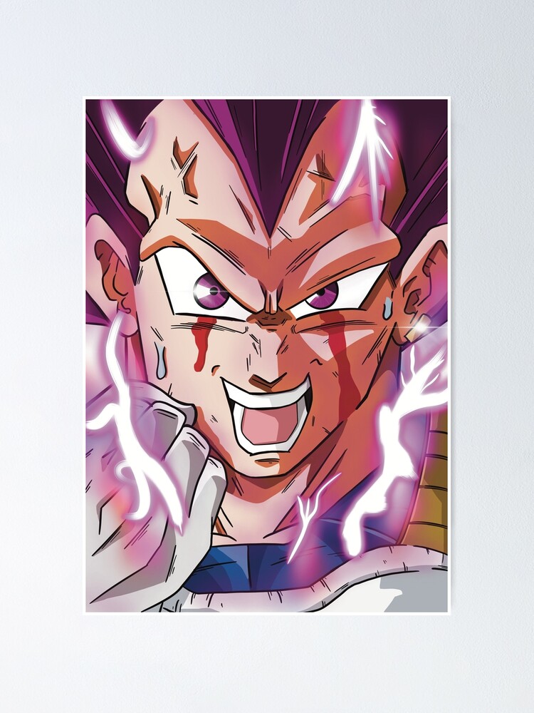 Super Saiyan Blue Vegeta Poster for Sale by creationistlife