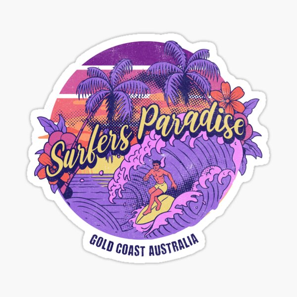 Aperçu de l'œuvre Surfers Paradise Gold Coast Australie créée et vendue par Beerbony.