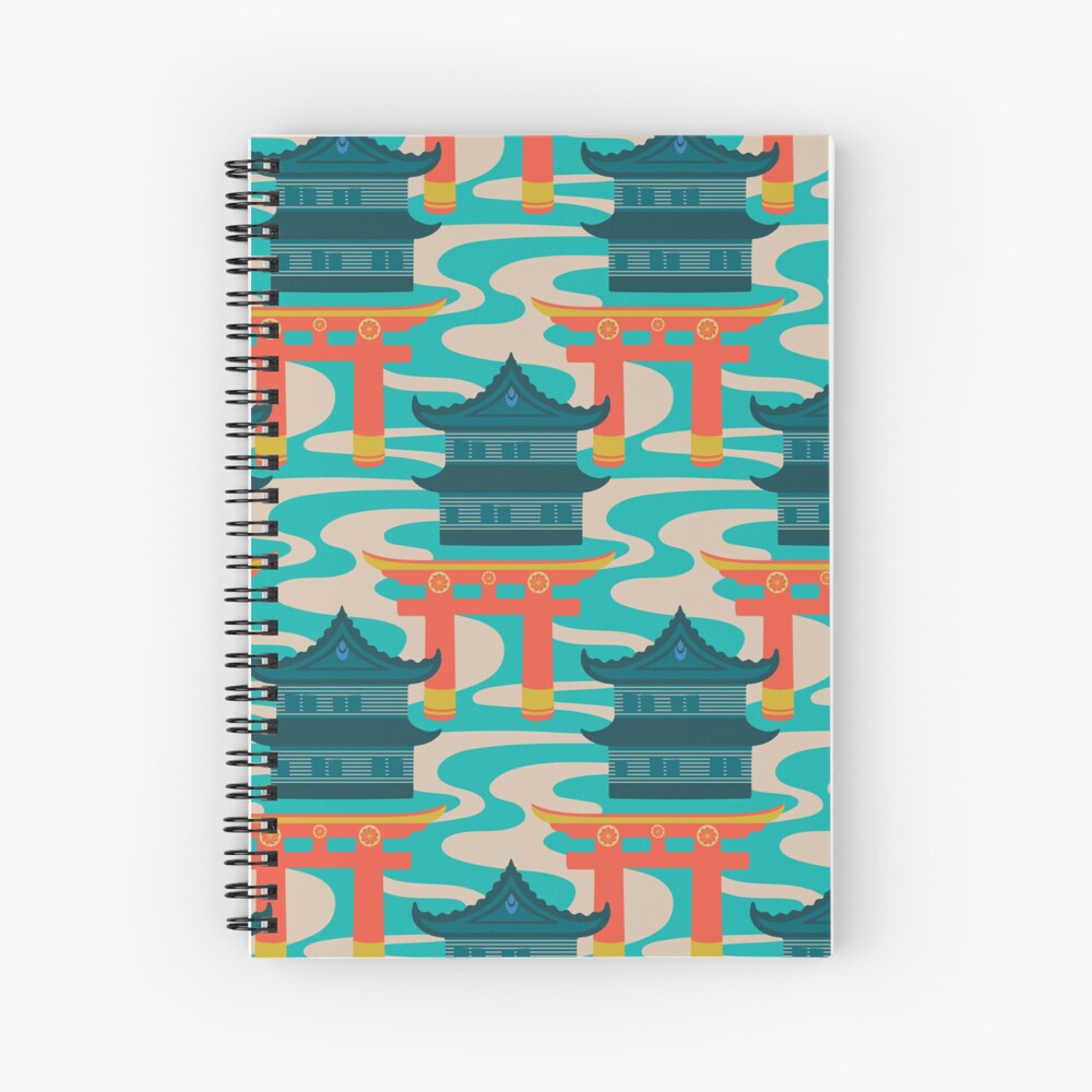 "EDO Traditional Japanese Castles and Oriental Japan Torii Gates with