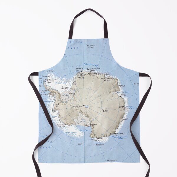 Item preview, Antarctica Relief Map (1986) designed and sold by BravuraMedia.