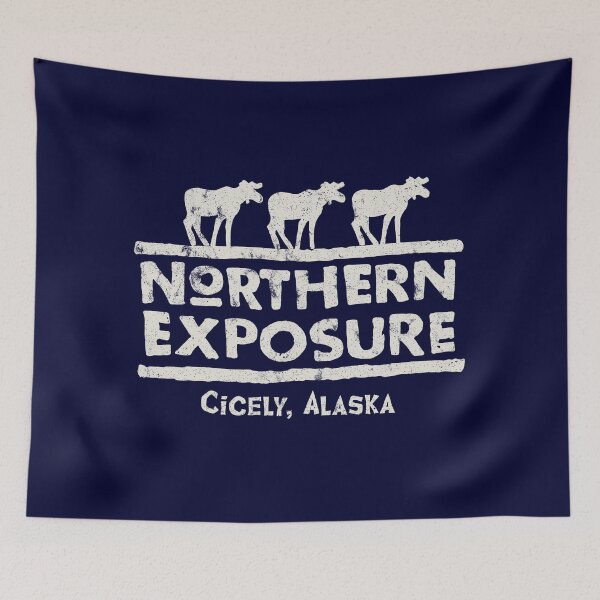 Item preview, Northern Exposure Logo Worn designed and sold by Alema Art.