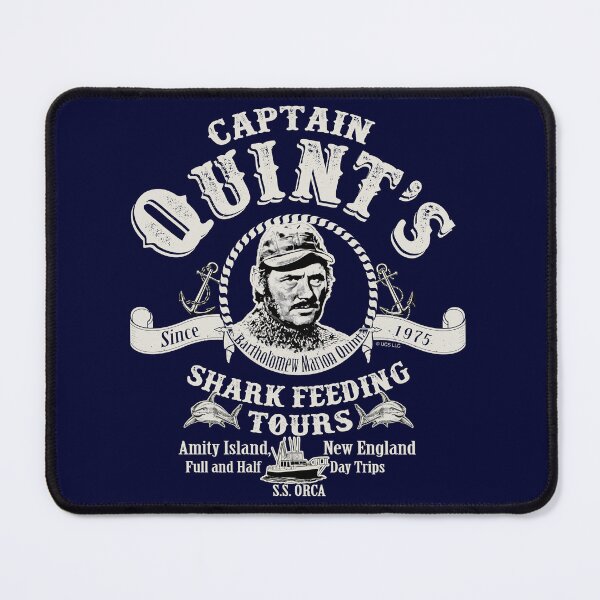 Item preview, Captain Quint's Shark Feeding Tours (Universal © UCS LLC) designed and sold by Alema Art.
