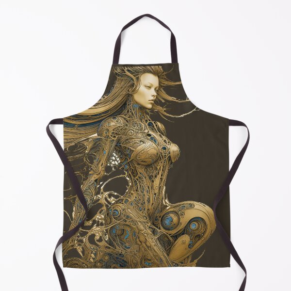 Item preview, the goldad beauty 9(no background)-bold styles-dreamy mood-madness-abstract-detailed-epic-painterly designed and sold by Hermossa-Art.