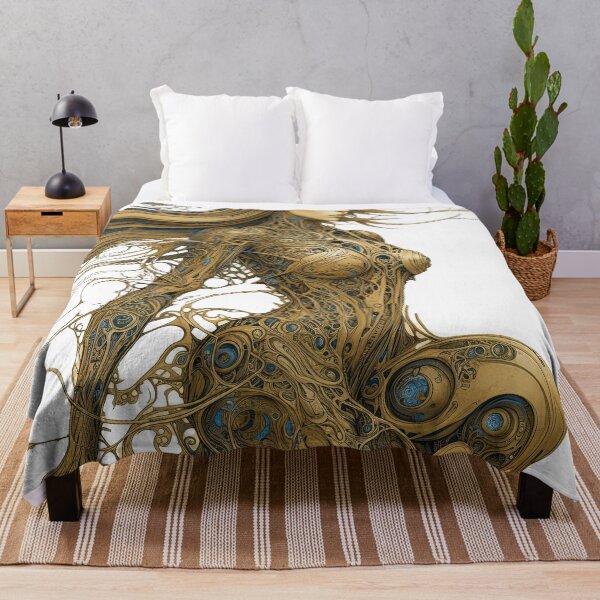 Item preview, the goldad beauty 9(no background)-bold styles-dreamy mood-madness-abstract-detailed-epic-painterly designed and sold by Hermossa-Art.
