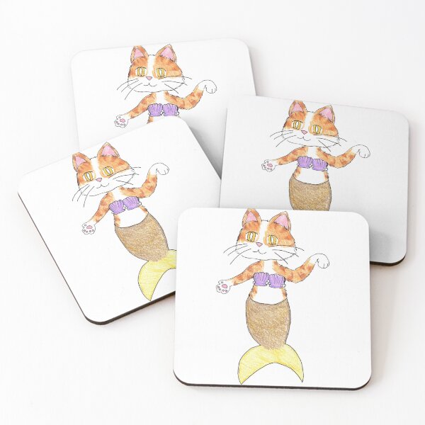 Item preview, Cat Mermaid designed and sold by Artful Byrd.