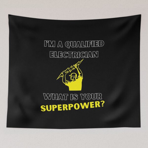 Item preview, Qualified electrician designed and sold by brodaart.
