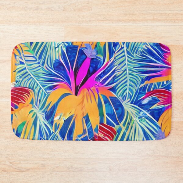 Item preview, Colorful Tropical Floral Garden designed and sold by calibrit.
