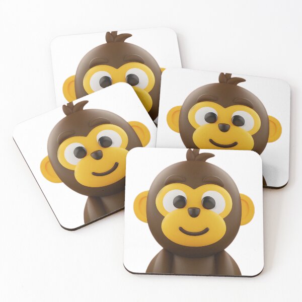 Item preview, Cute Monkey Smiling  designed and sold by LEVI SALVIAN JANITRA.