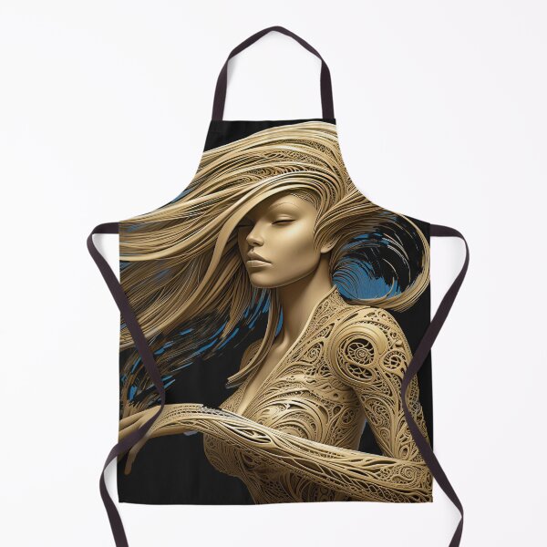 Item preview, the goldan beauty 10(no background) fantasy-bold styles-dreamy mood-madness-abstract-detailed-epic designed and sold by Hermossa-Art.