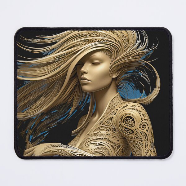 Item preview, the goldan beauty 10(no background) fantasy-bold styles-dreamy mood-madness-abstract-detailed-epic designed and sold by Hermossa-Art.