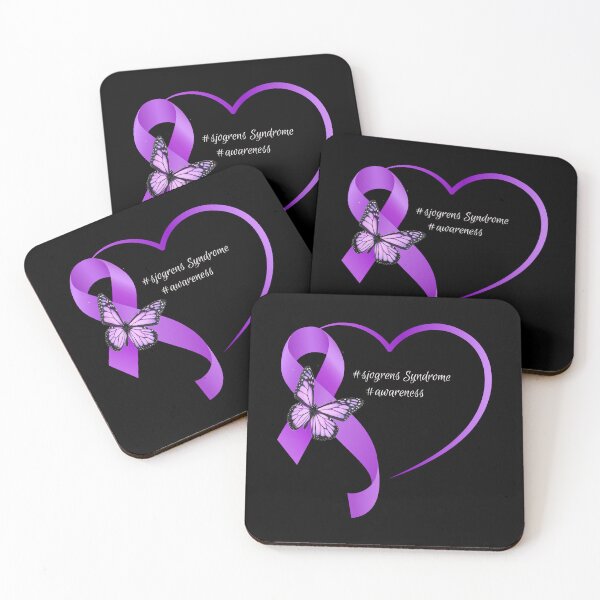 Item preview, Sjogrens Syndrome Heart Ribbon Awareness designed and sold by PurrfectionMeow.