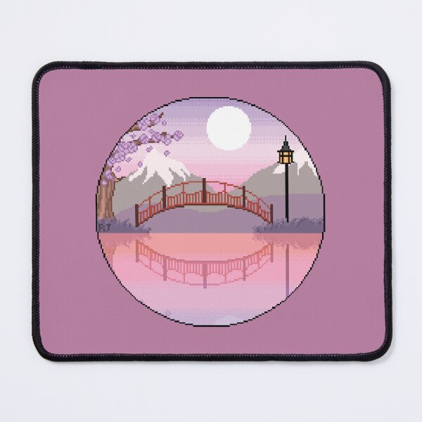 Item preview, Japan Landscape Pixel Bubble designed and sold by emiface.