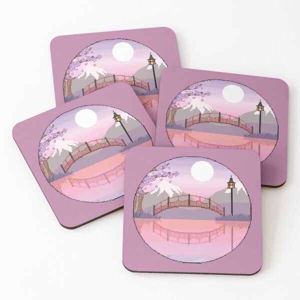 Item preview, Japan Landscape Pixel Bubble designed and sold by emiface.