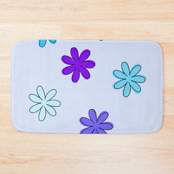 Item preview, Blue and Purple Flowers designed and sold by Jilliansshop.