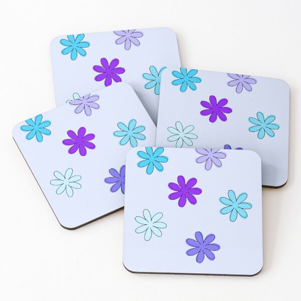 Item preview, Blue and Purple Flowers designed and sold by Jilliansshop.