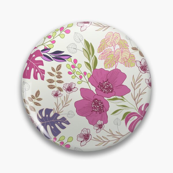 Item preview, Spring Batik Floral - White designed and sold by JaselviiStudio.