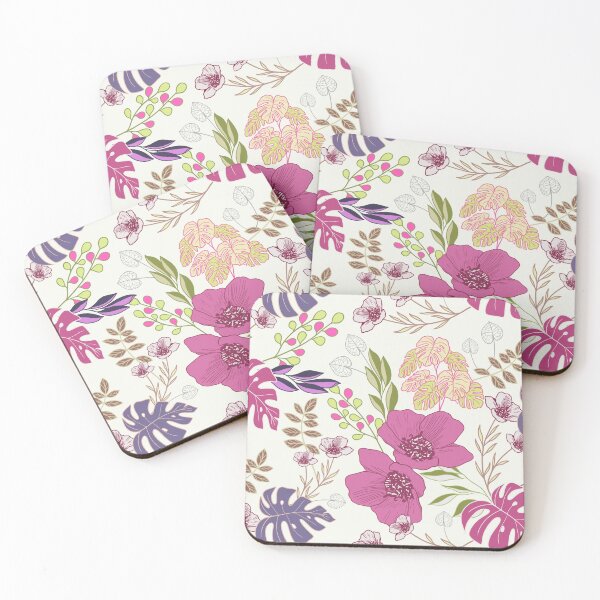 Item preview, Spring Batik Floral - White designed and sold by JaselviiStudio.