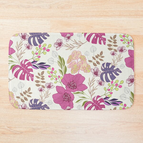 Item preview, Spring Batik Floral - White designed and sold by JaselviiStudio.