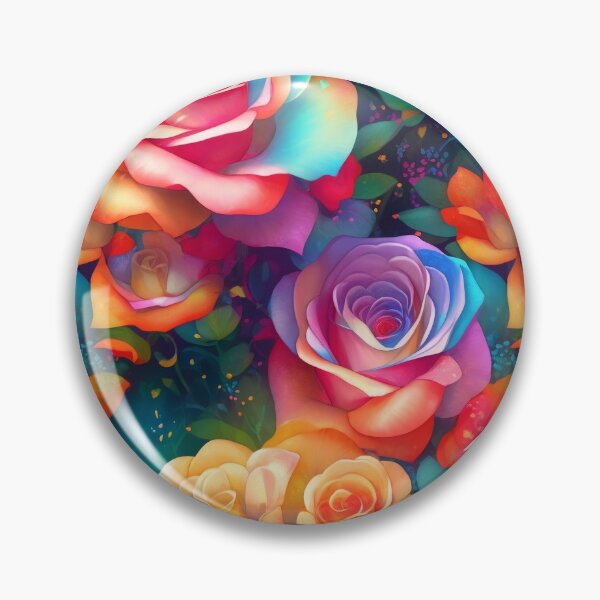Item preview, Floral Symphony: A Harmonious Blend of Detail and Color in Abstract Design designed and sold by MindCreations.