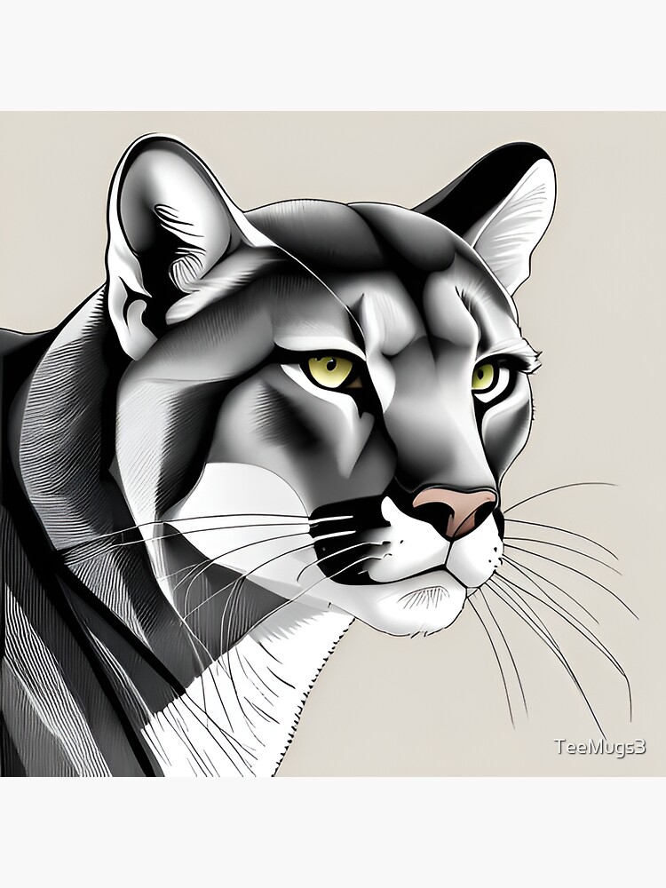 Thumbnail 3 of 3, Sticker, Tiger Staring back at you designed and sold by TeeMugs3.