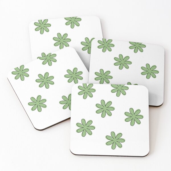 Item preview, Green flowers designed and sold by Jilliansshop.