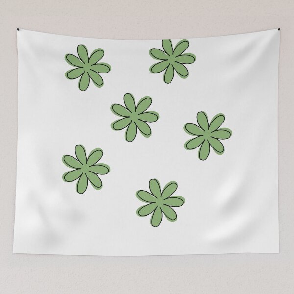 Item preview, Green flowers designed and sold by Jilliansshop.