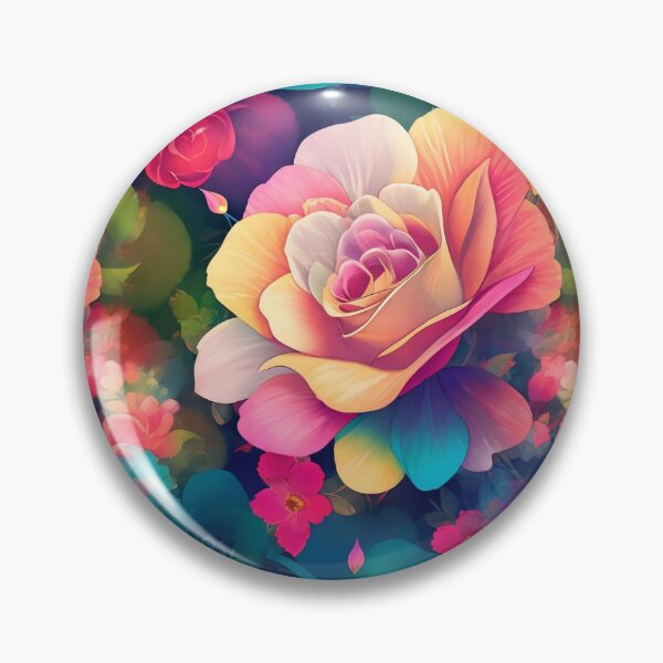 Item preview, Floral Symphony: A Harmonious Blend of Detail and Color in Abstract Design 4 designed and sold by MindCreations.