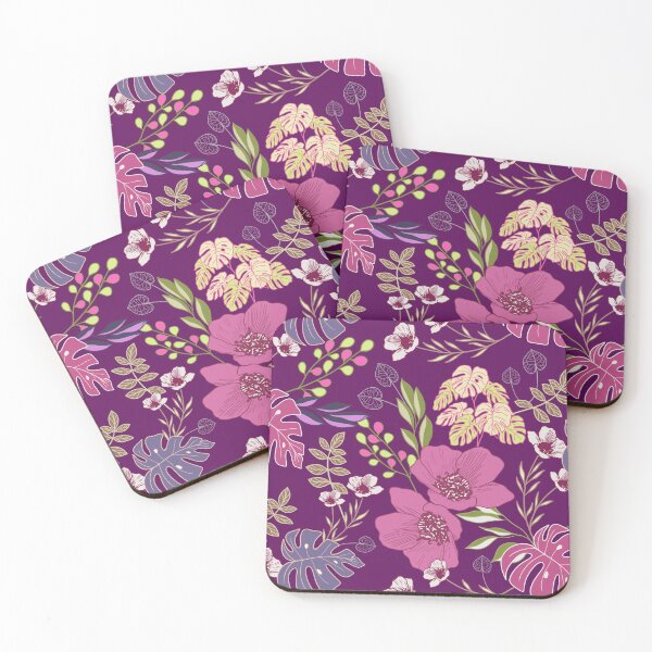 Item preview, Spring Batik Floral - Purple designed and sold by JaselviiStudio.