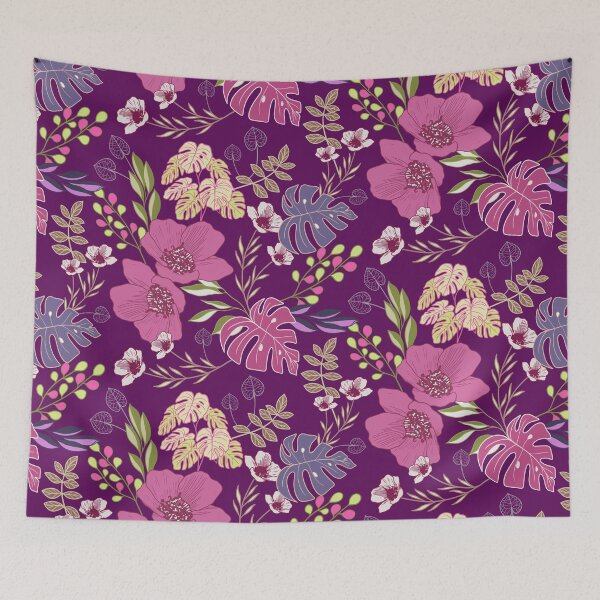 Item preview, Spring Batik Floral - Purple designed and sold by JaselviiStudio.