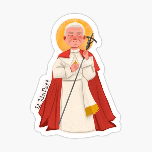 Item preview, St. John Paul II designed and sold by MaddieDoesArt26.