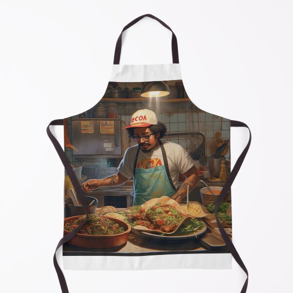 Item preview, Extraño taquero prepara burritos designed and sold by ivanmejia.