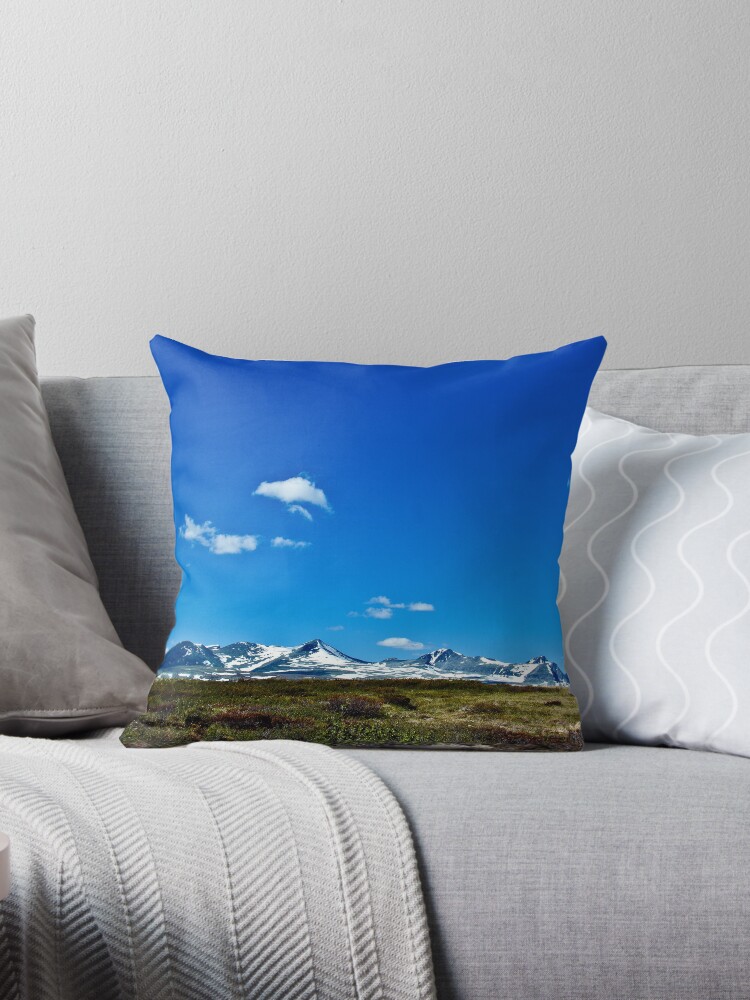 Thumbnail 1 of 3, Throw Pillow, Rondane 2 designed and sold by Ståle H. Meyer.