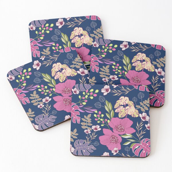 Item preview, Spring Batik Floral - Blue designed and sold by JaselviiStudio.