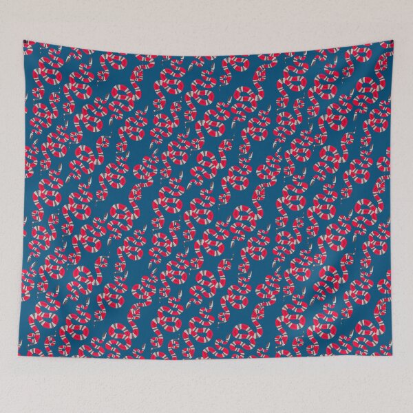 Item preview, illustrated pattern with snaks designed and sold by Lucasmachado29.