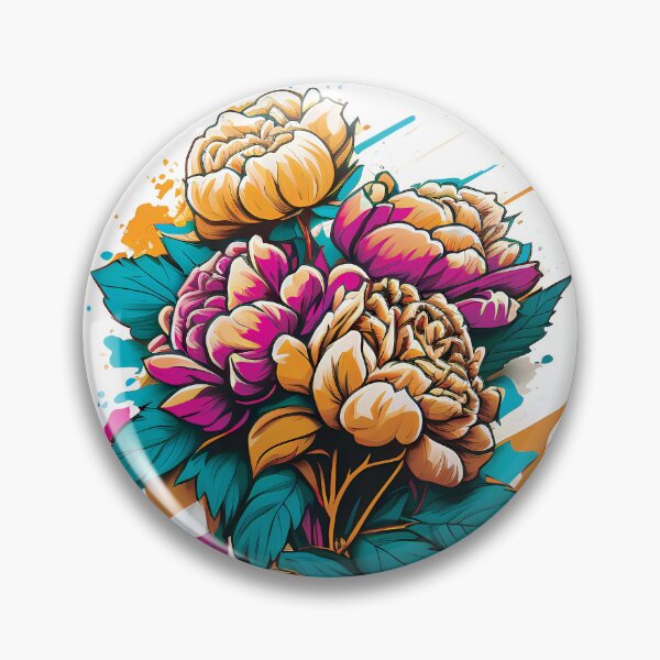 Artikelvorschau, Peonies Bouquet, Big Fluffy Flowers, Mother's Gift, Love, Delicate entworfen und verkauft von MVDigitalArt.