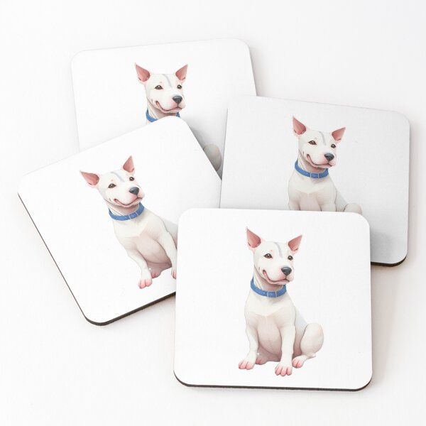 Item preview, Adorable Bull terrier stickers designed and sold by ArtTechEstudio.