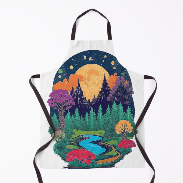 Item preview, At night in a natural idyll designed and sold by Minpadesign.
