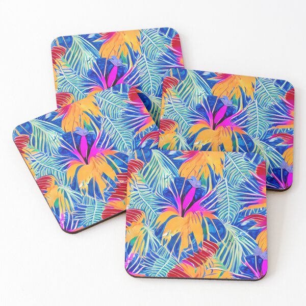 Item preview, Colorful Tropical Floral Garden designed and sold by calibrit.
