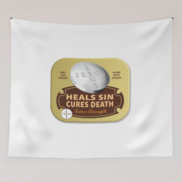Item preview, Jesus Cures Pill - Christian Religious Faith designed and sold by 26-Characters.