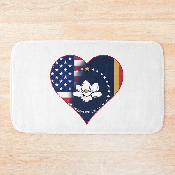 Item preview, State of Mississippi Flag and American Flag Fusion Design designed and sold by Gsallicat.