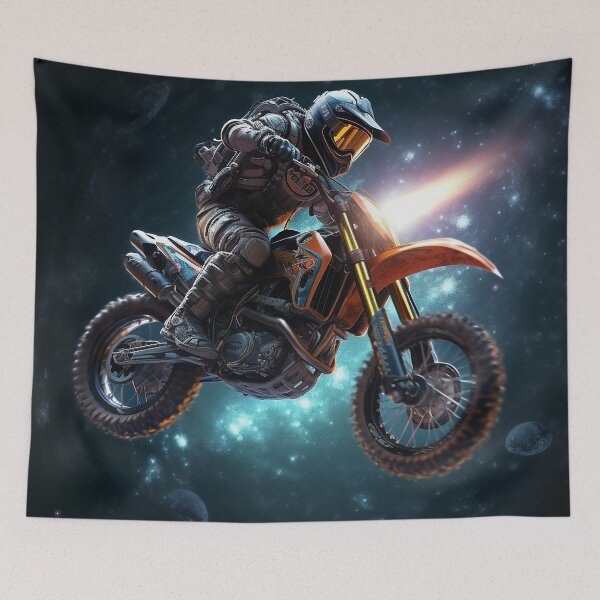 Item preview, Motorbike In Space designed and sold by WarmBreeze1.
