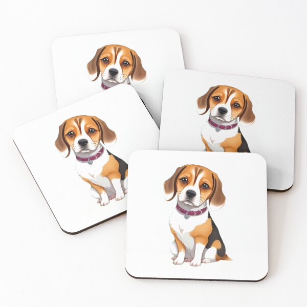 Item preview, Adorable Beagle stickers designed and sold by ArtTechEstudio.