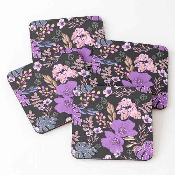 Item preview, Spring Batik Floral - Black designed and sold by JaselviiStudio.