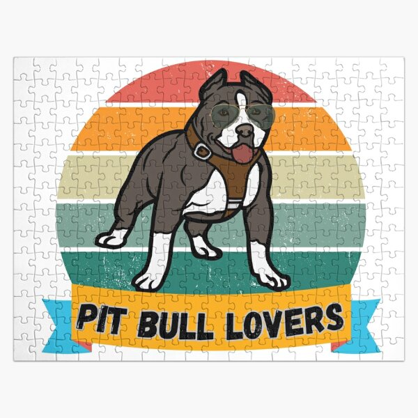 Pit Bull Terrier Mommy Jigsaw Puzzle for Sale by Blok45