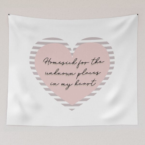 Item preview, Homesick for the Unknown Places in my Heart designed and sold by ArtDoor54.