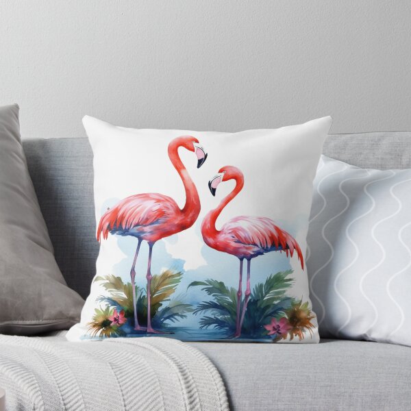 Aperçu de l'œuvre summer patterns with flamingos and pineapples créée et vendue par Nerleys.